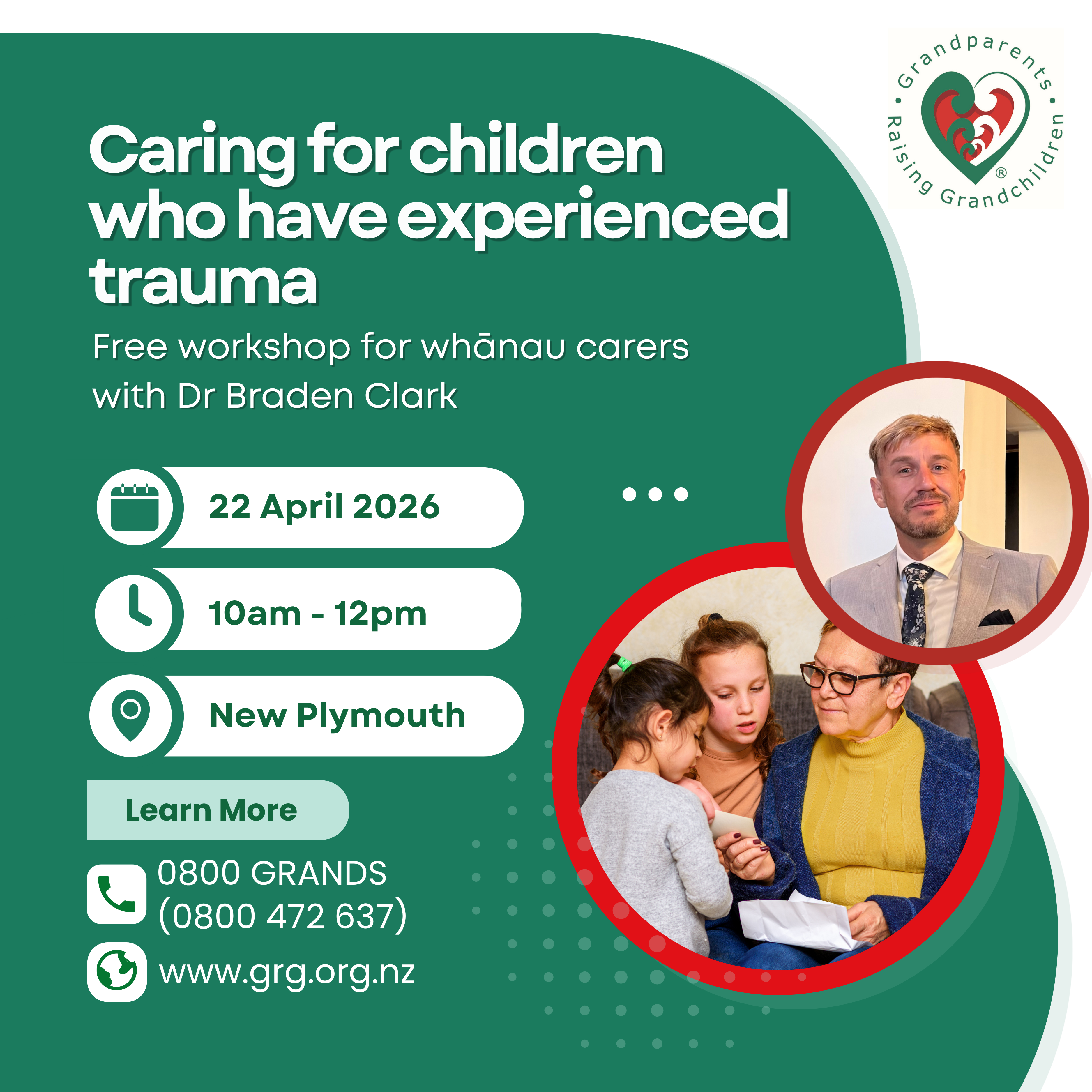  Caring for Tamariki who have Experienced Trauma Workshop